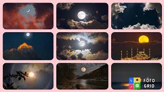 MOONLIGHT ON THE DREAM WORLD #beautiful moon light view #nature relaxing pictures