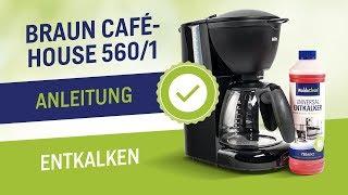 Braun Cafehouse Kaffeemaschine entkalken und reinigen - Anleitung - Reinigung eurer KF 560 mit Tipps