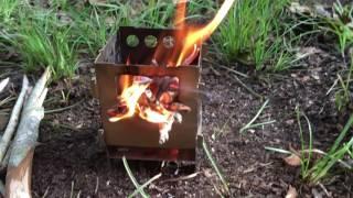 Bushcraft Dinner and Cozy Shelter