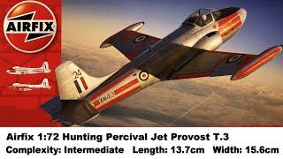 Airfix 1:72 Hunting Percival Jet Provost T.3 Kit Review