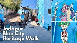 Jodhpur Rajasthan | Jodhpur Blue City Heritage Walk | Jodhpur Tourist Places | 4K