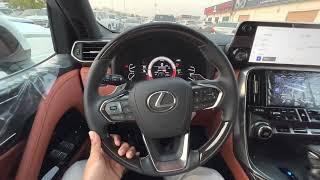 2022 Lexus LX600 VIP Ultra Luxury White on Tan | POV INTERIOR AND EXTERIOR