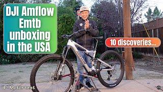 DJI Amflow Carbon electric mountain bike lands in the USA - unboxing and first test