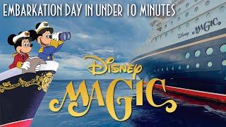 Embarkation Day on the Disney Magic in Under 10 Minutes // Disney Magic Mini Vlog