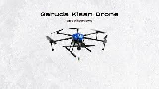 Garuda Kisan Drone Specifications | Garuda Aerospace