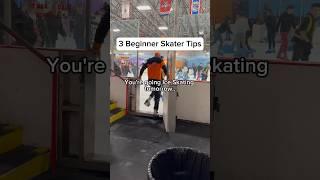 3 Beginner Skater Tips  #iceskating #holidayswithshorts #shorts