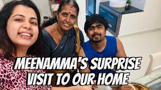 Meenamma’s Surprise Visit to our Home | Diya Krishna | Aswin Ganesh