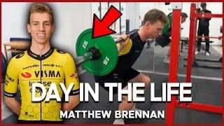 DAY IN THE LIFE OF A PROFESSIONAL CYCLIST ft. Matthew Brennan