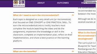 V1-What is Microcredential course?