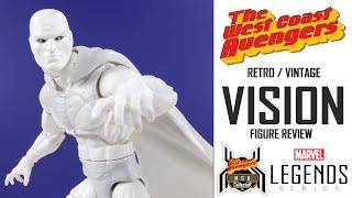 Marvel Legends Retro WHITE VISION Vintage West Coast Avengers Figure Review