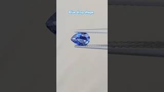 Blue sapphire (drop shape)#drop #bluesapphires #subscribers