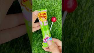 Satisfying ASMR Colorful ChupaChups Lollipop Green or Red #asmrcandy #satisfying #candyasmr