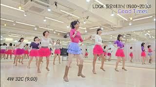 Good Times Line Dance l Beginner l 굿 타임즈 라인댄스 l Linedancequeen l Junghye Yoon