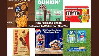 New Food and Snack Releases from Pepsi, Dunkin', M&M's, Pop-Tarts, and More #snacks #snack #food