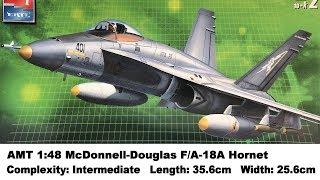 AMT 1:48 McDonnell-Douglas F/A-18A Hornet Kit Review