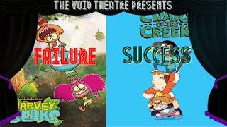 The failure of Harvey beaks and the success of Craig of the creek