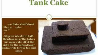 How to make a Tank Cake