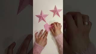 DIY Easy Paper Star #paperstar #papercraft