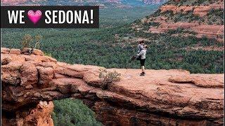 Devil's Bridge + a SECRET cave in Sedona! | Arizona Day 2