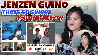 HARANA SA OMEGLE PART 25 I YOU MADE HER CRY I JENZEN GUINO I REACTION VIDEO