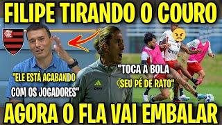 ACABOU A BRINCADEIRA NO FLAMENGO! MÍDIA CHOCADA " FILIPE LUIS ESTÁ TIRANDO O COURO NOS TREINOS