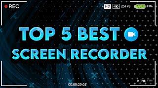 Top 5 Best Free Screen Recorder Software For Windows | Free Screen Recorder 2022