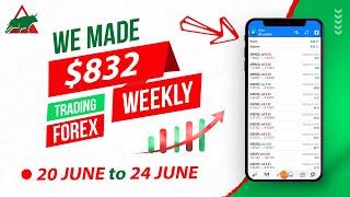 LIVE PROOF of 20th - 24th JUNE results | Easy Forex Pips