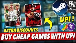 How To Buy Steam Games with UPI & GET Cashback + Discounts on Every Purchase!