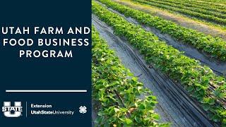 Utah Farm and Food Business Program