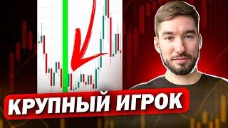 Как найти КРУПНЫХ ИГРОКОВ на Графике? Обучение Трейдингу