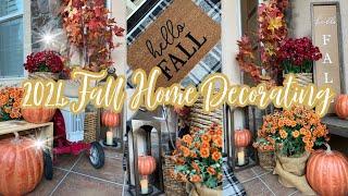 FALL PORCH DECOR 2024    FALL DECORATING IDEAS