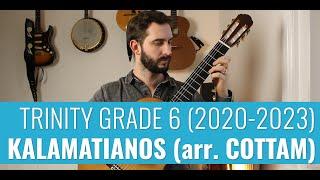 Kalamatianos (arr. David Cottam) - Trinity Grade 6 Classical Guitar (2020-2023)