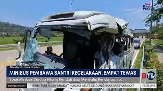 Minibus Rombongan Santri Kecelakaan di Tol Unggaran, 4 Tewas | Beritasatu