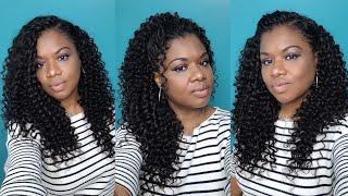 HUMAN HAIR CURLY CROCHET | Micro Ring Loop For Natural Looking Install | NEW BRAID PATTERN