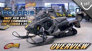 Overview | 2025 Polaris® 650 Indy XCR 136 Shadow Gray / Gloss Black