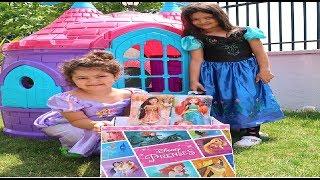 Ormanda Gizemli bir Kutu bulduk - Disney Princess with pretend play real Princess Doll