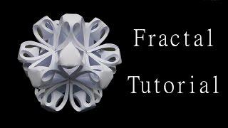 fractal - Richard Sweeney - modular origami - tutorial - dutchpapergirl