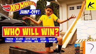 HOT WHEELS JUMP-OFF!! - Epic Kid Challenge