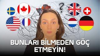 Hangi Ülkeye Göç Etmelisin? | PART 1: BATI ÜLKELERİ