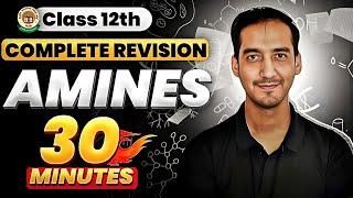 Amines | Class 12 Chemistry| Quick Revision in 30 Minutes| CBSE | Sourabh Raina