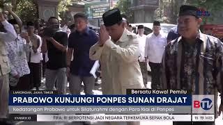 Prabowo Temui Para Kiai di Ponpes Sunan Drajat Lamongan