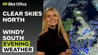 08/12/2024 - Windy south and settled north  -  Evening Weather Forecast UK – Met Office Weather