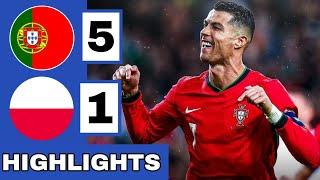 Portugal vs Poland (5-1) Extended HIGHLIGHTS | UEFA Nations League