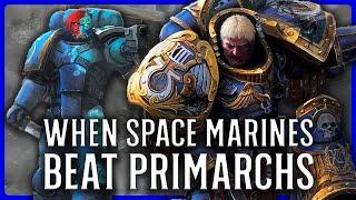 Every Time A Primarch Was Nearly Killed By A Space Marine | Warhammer 40k Lore