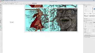 Inkscape for comic lettering - example