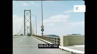 Drive Across 25 de Abril, 1960s Lisbon Portugal in HD from 35mm