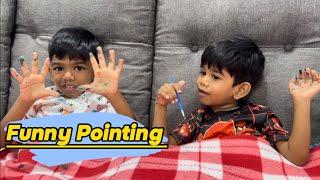 Funny  ️ Painting | azlan and azman show | learning