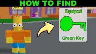 How To Find GREEN KEY In Find The Simpsons Roblox