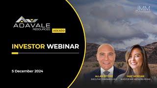 Adavale Resources (ASX:ADD) - Investor Webinar - 5 December 2024