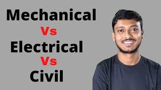 Mechanical Vs Electrical Vs Civil Which Is Better?[Hindi]-Engineer Shibsankar